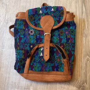 Embroidered back pack